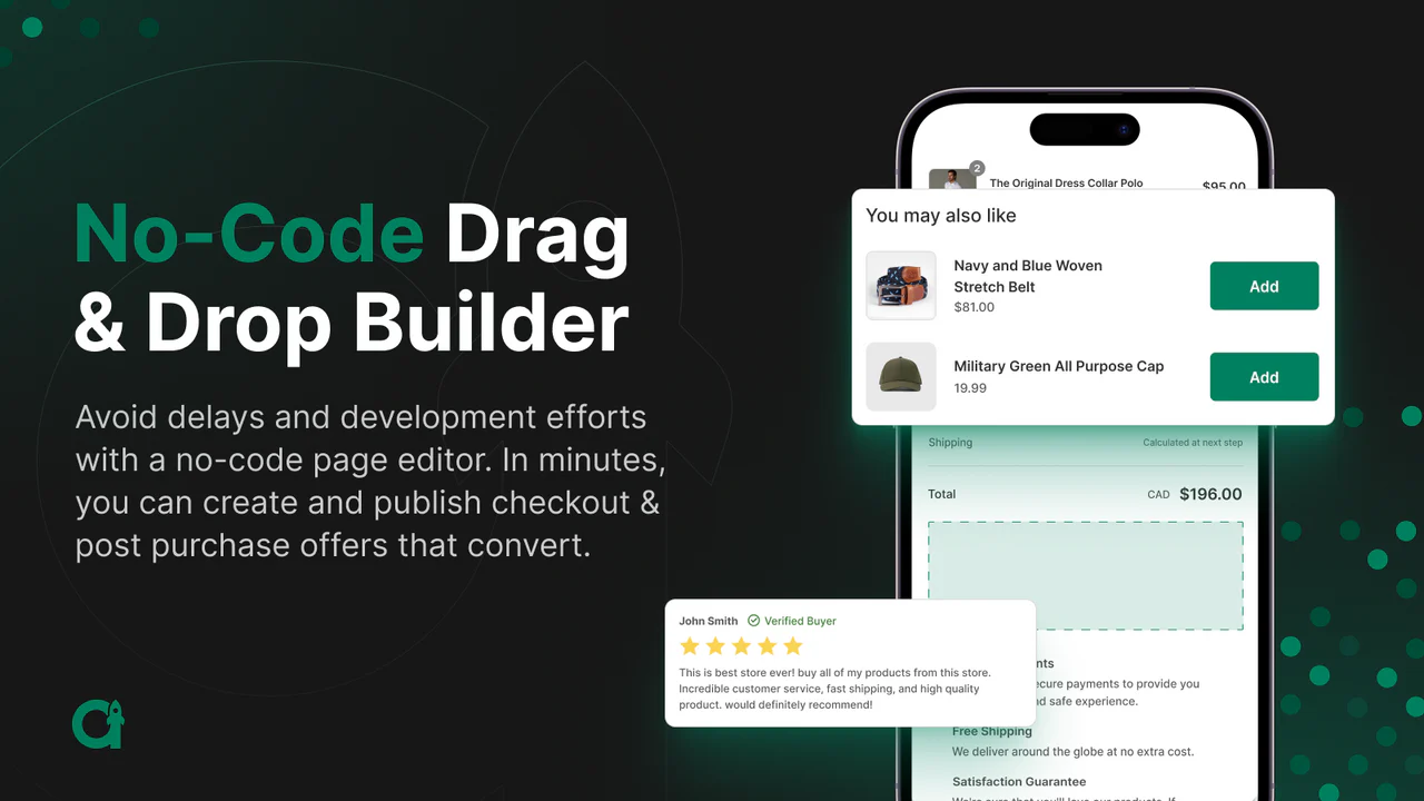 No Code Drag And Drop Builder