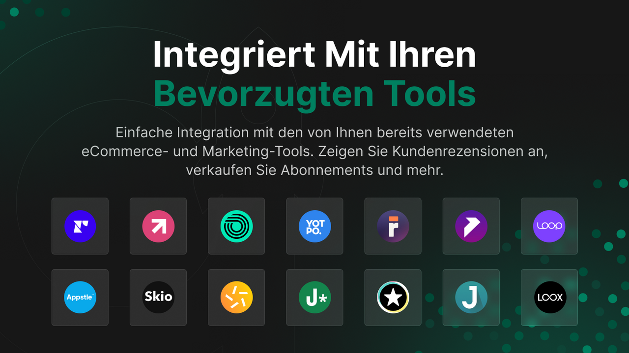 Integriert Mit Ihren Bevorzugten Tools