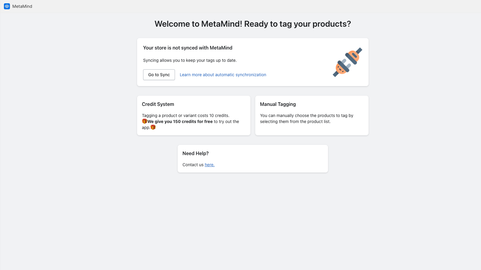 MetaMind Screenshot