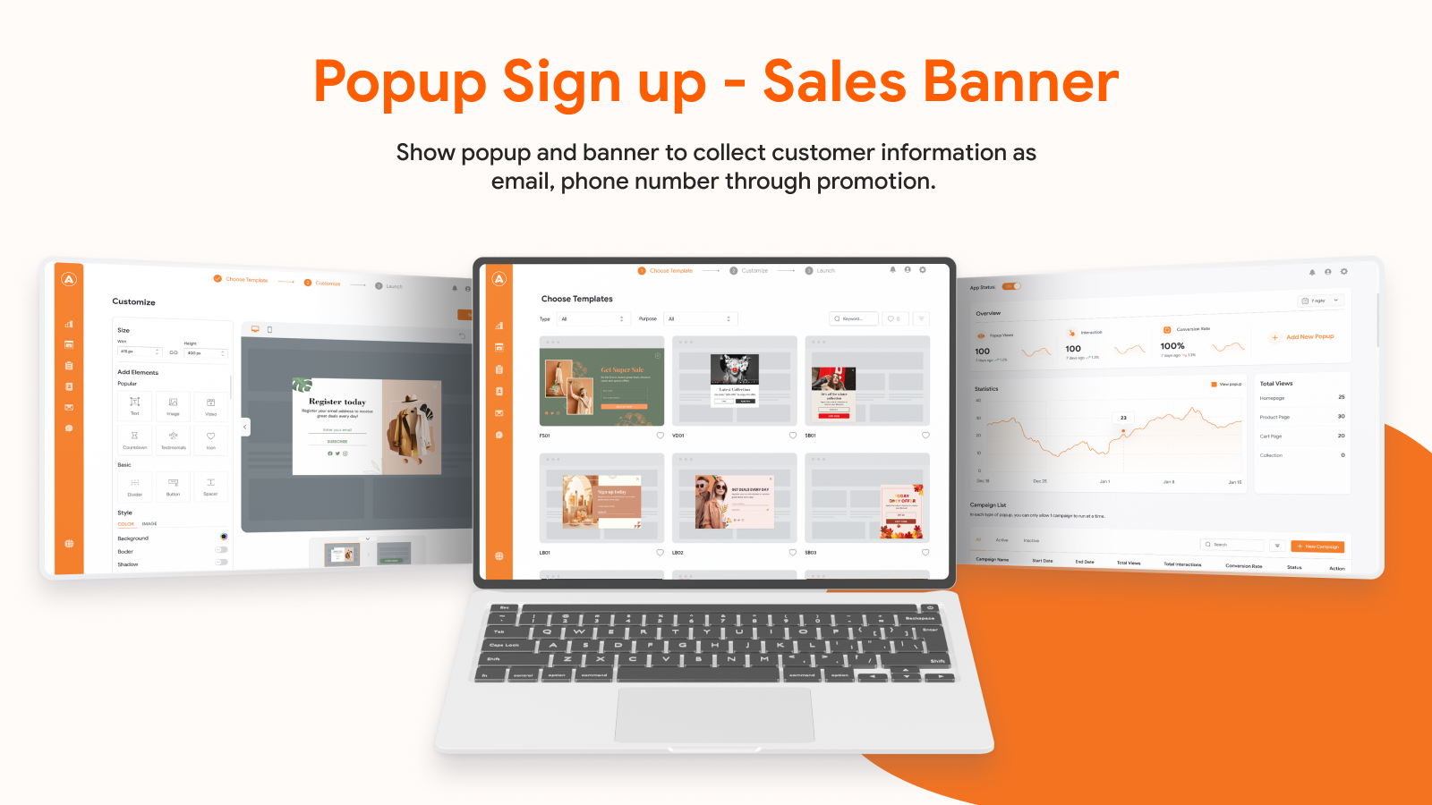 Sale pops-up, sales popup, popup smart, exit intent popup 