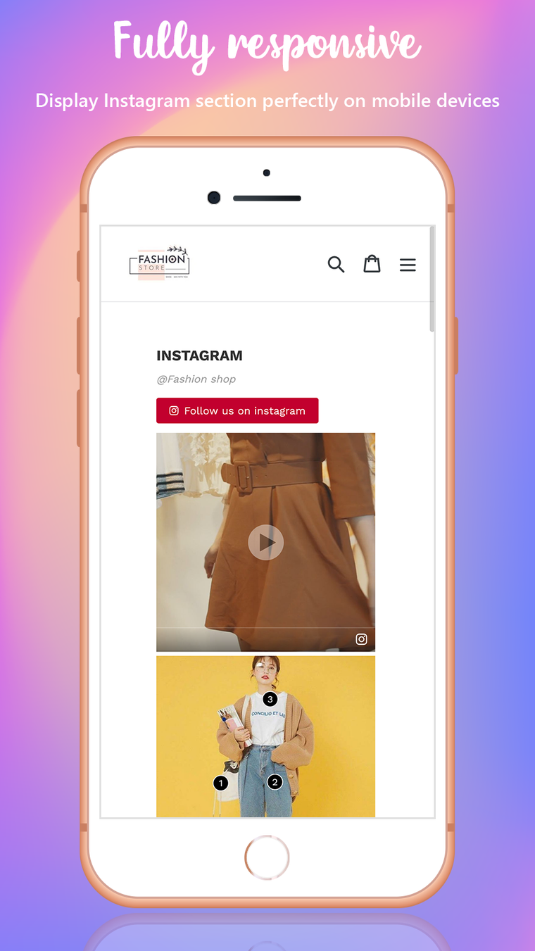 VA: Instagram Slider & Feed Screenshot