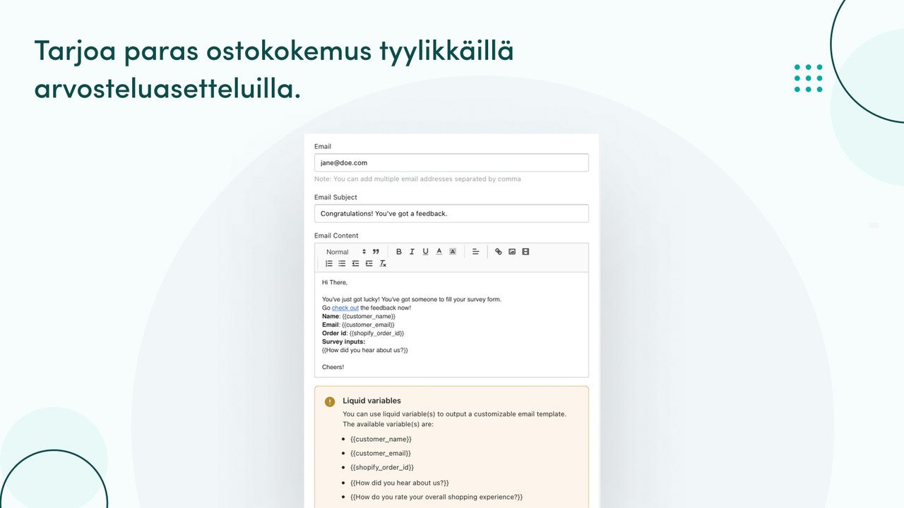 Tyylikkäät arvostelumallit tarjoavat parempia ostokokemuksia.