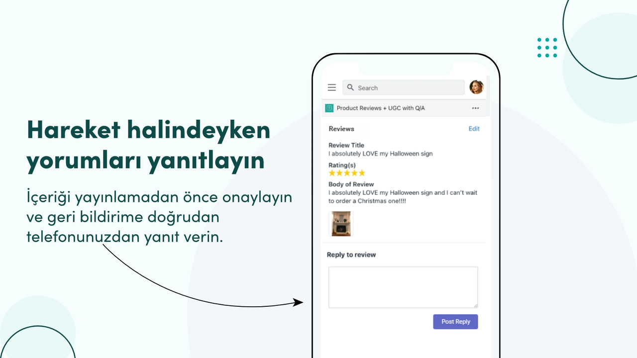 Hareket halindeyken yorumları yanıtlayın