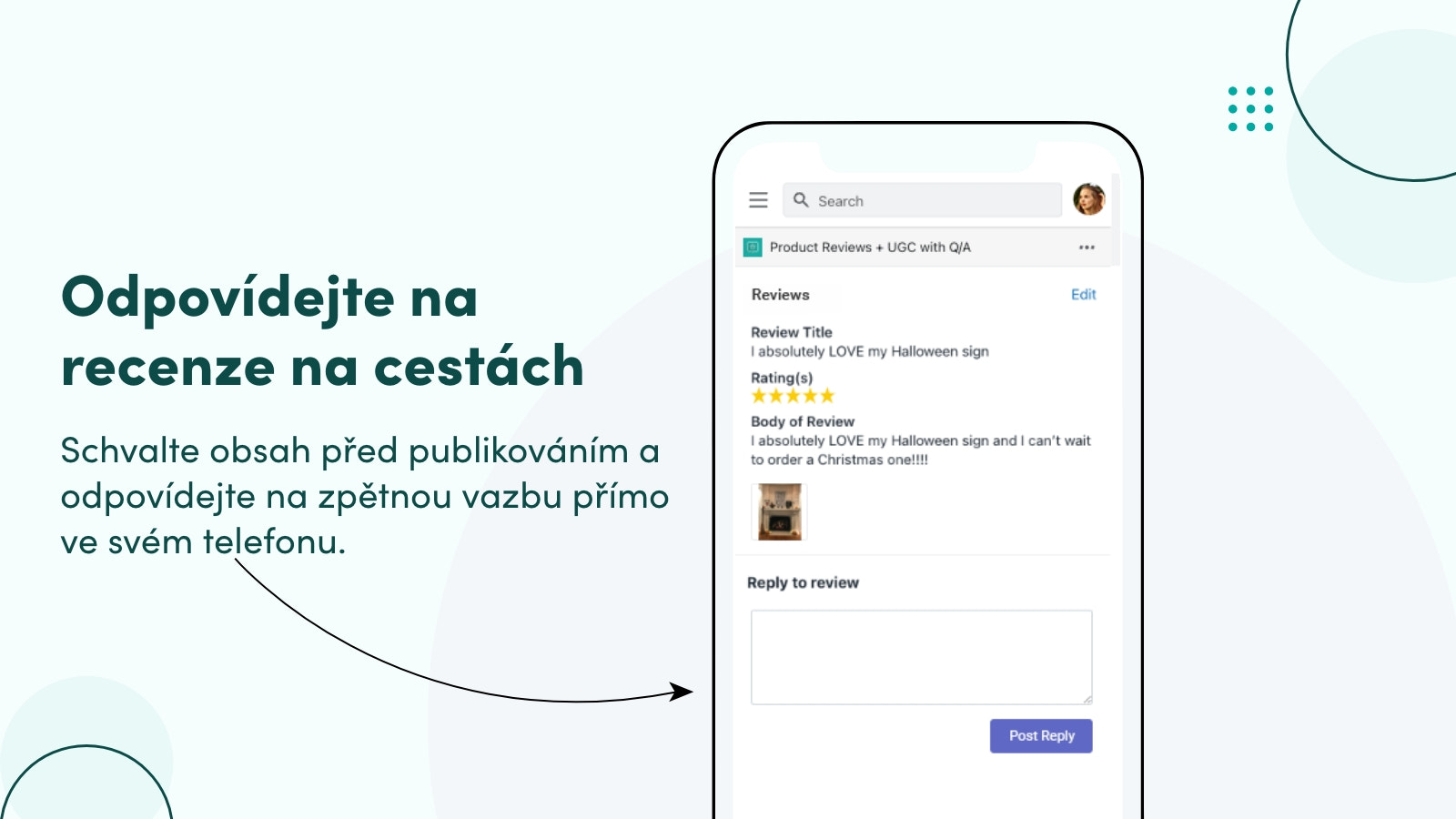 Odpovídejte na recenze na cestách