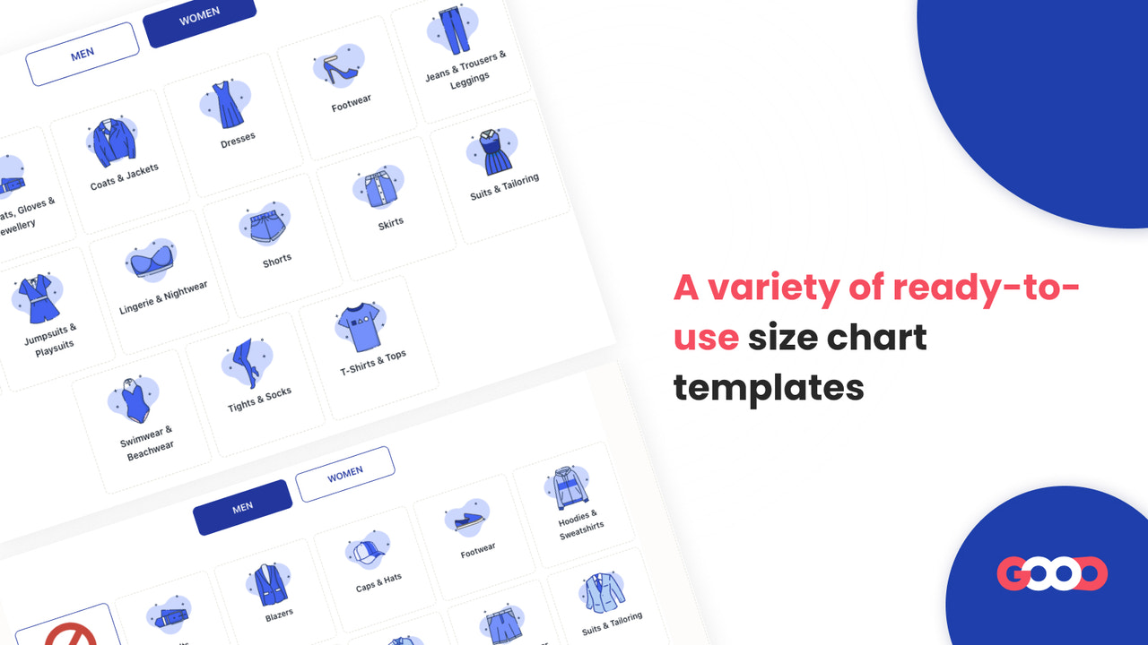 Size Charts & Size Guide ‑ ESC - Size Charts For Your Shopify Store