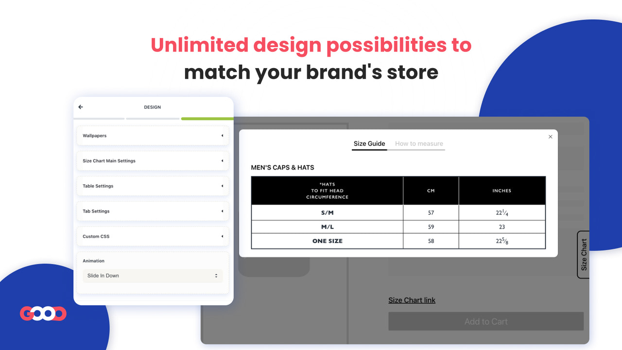 Size Charts & Size Guide ‑ ESC - Size Charts For Your Shopify Store