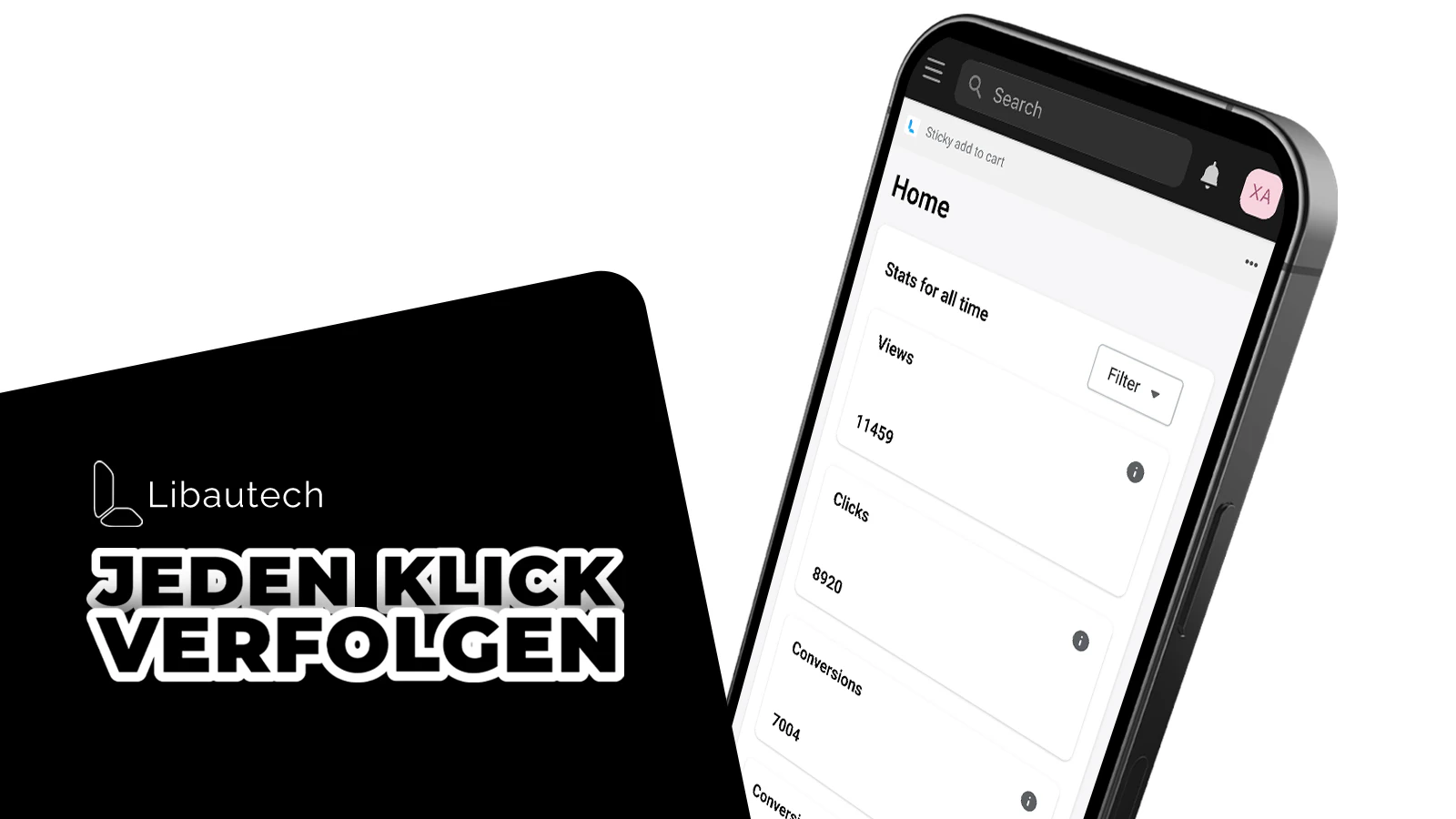 Live-Daten mit Klicks und Ansichten