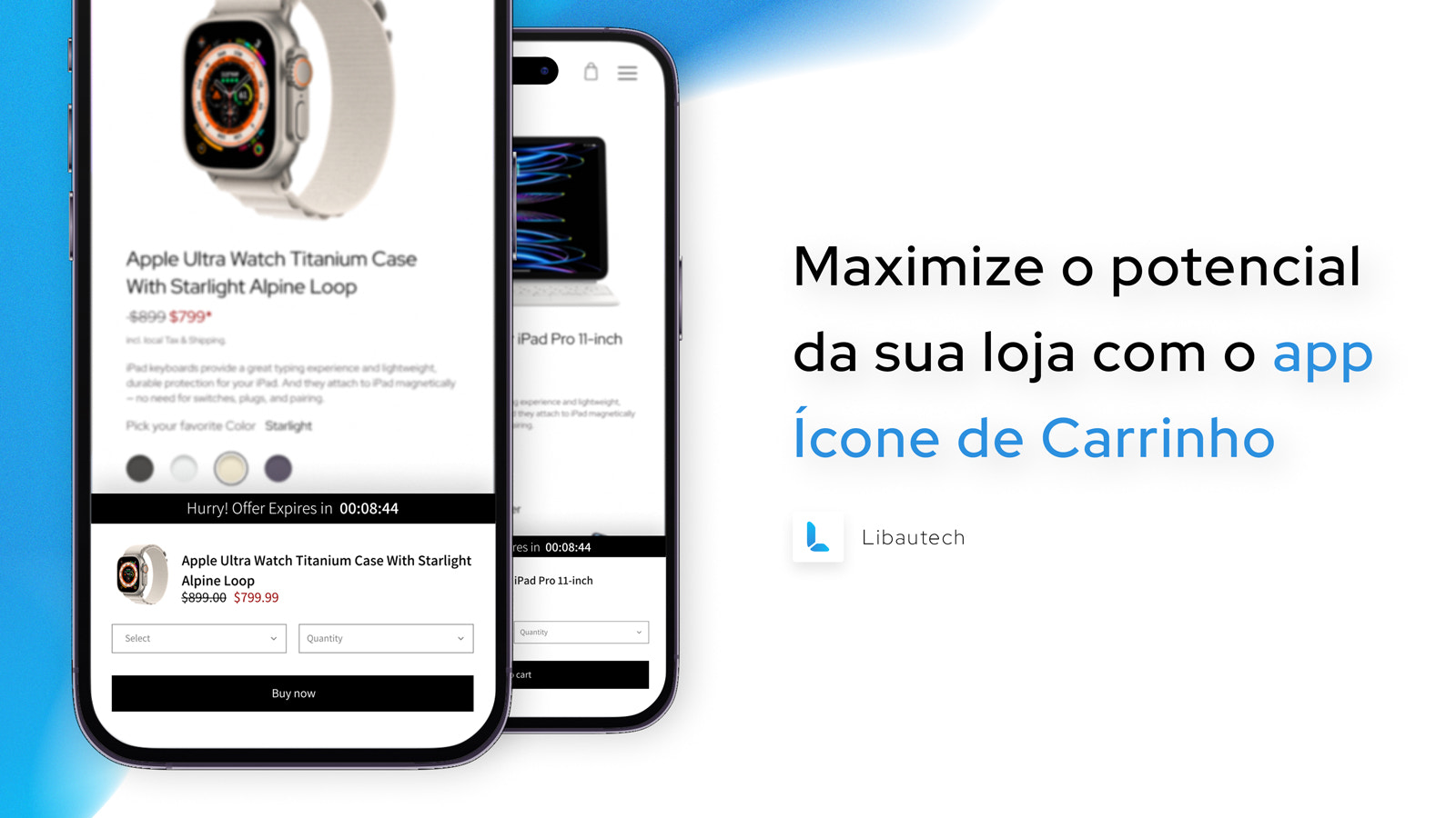 Maximize o potencial da sua loja com o app Ícone de Carrinho