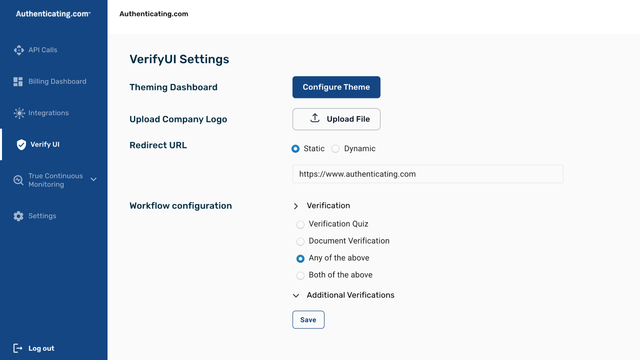 Configure Suas Preferências de Verificação