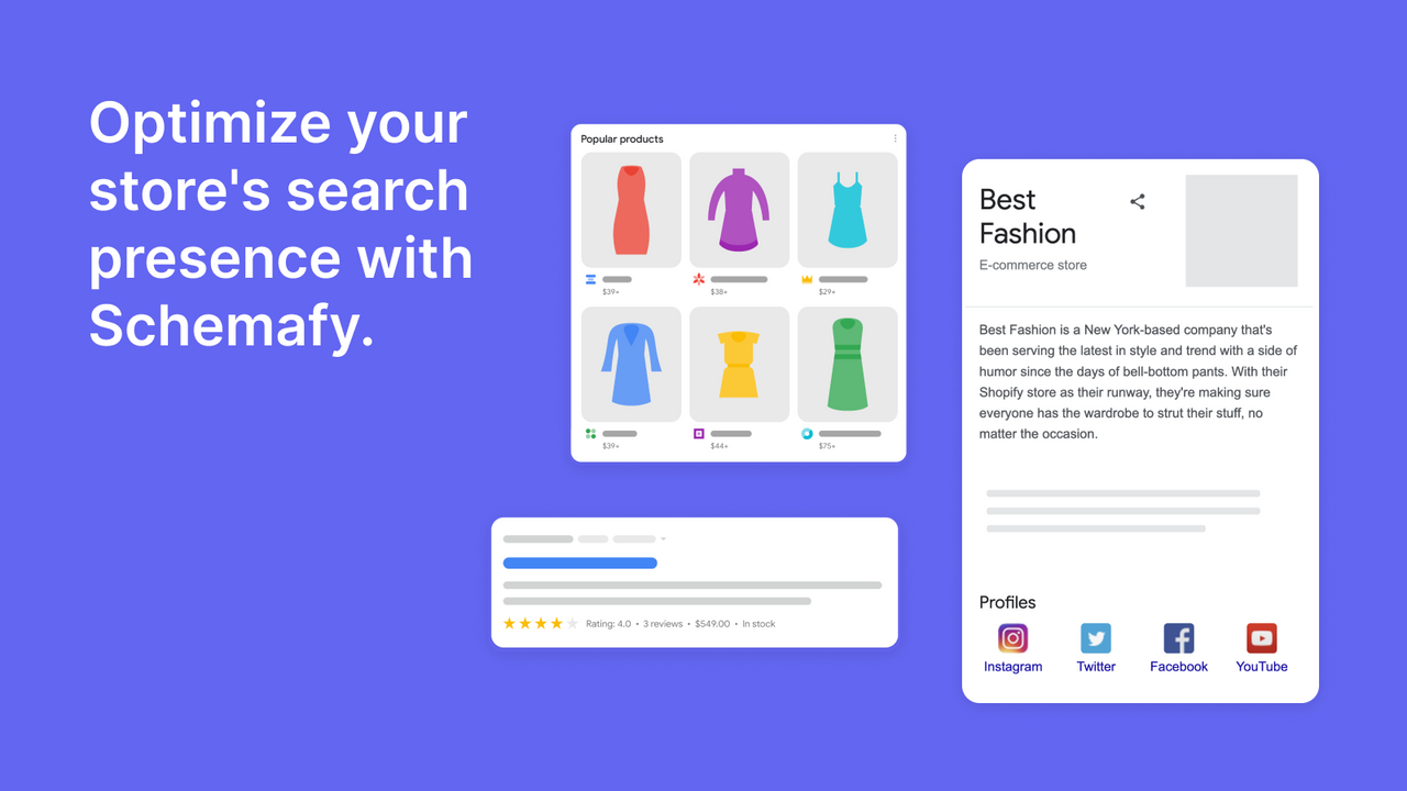 Optimize your store's search  presence with Schemafy