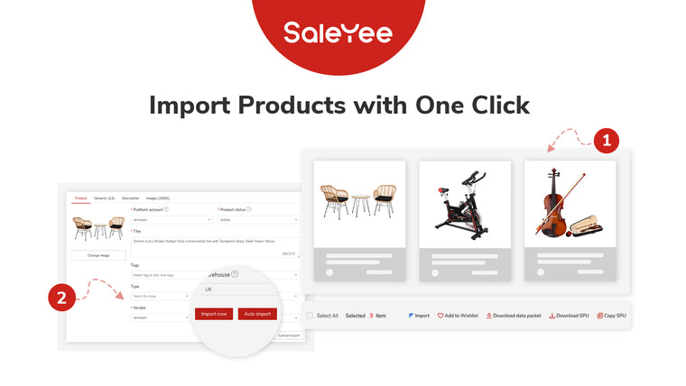 SaleYee Dropshipping Screenshot