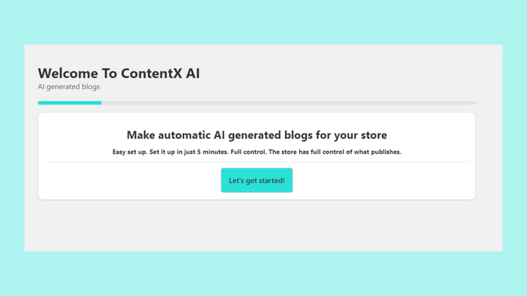 ContentX ‑ AI | SEO | Blogger Screenshot