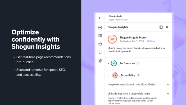 Optimera med förtroende med Shogun Insights