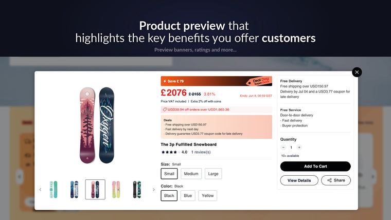 Deals Day ‑ Promo & Preview Screenshot