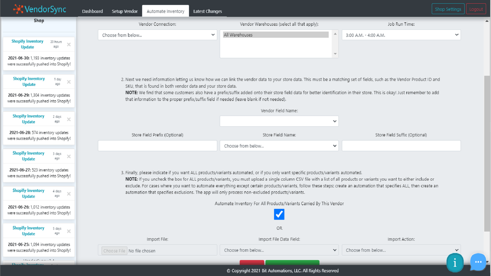 ¡Las automatizaciones se pueden utilizar para actualizar los datos de tu tienda todos los días!