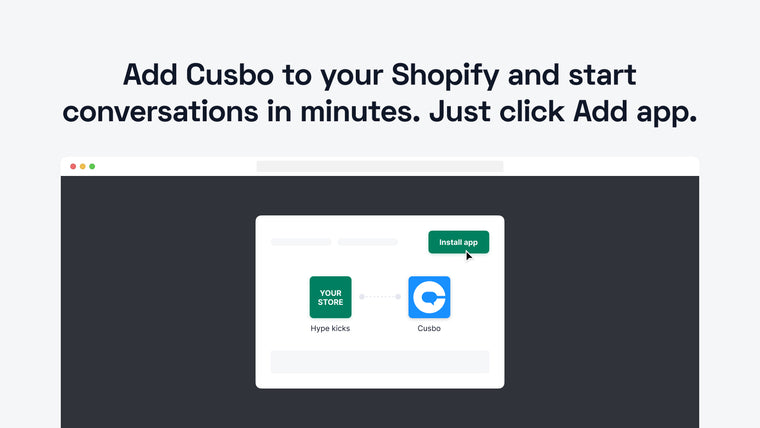 Cusbo ‑ Helpdesk & Live Chat Screenshot