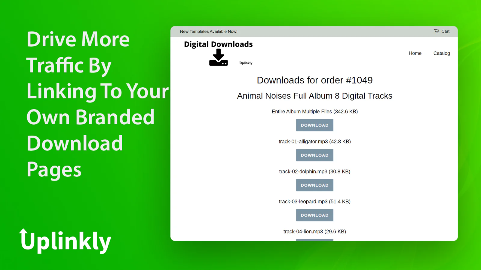 Uplinkly Digital Downloads - Sell Digital Downloads, Products, E.