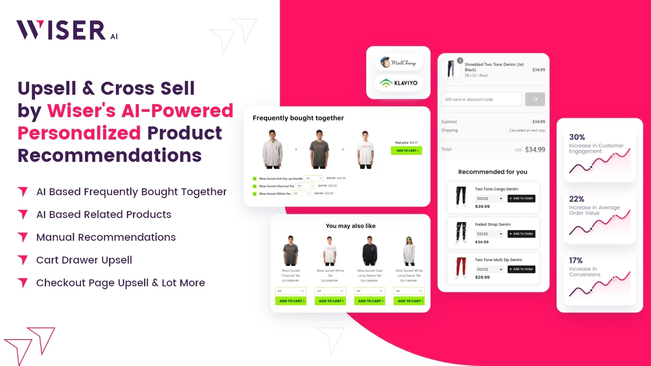 wiser upsell cross sell shopify app