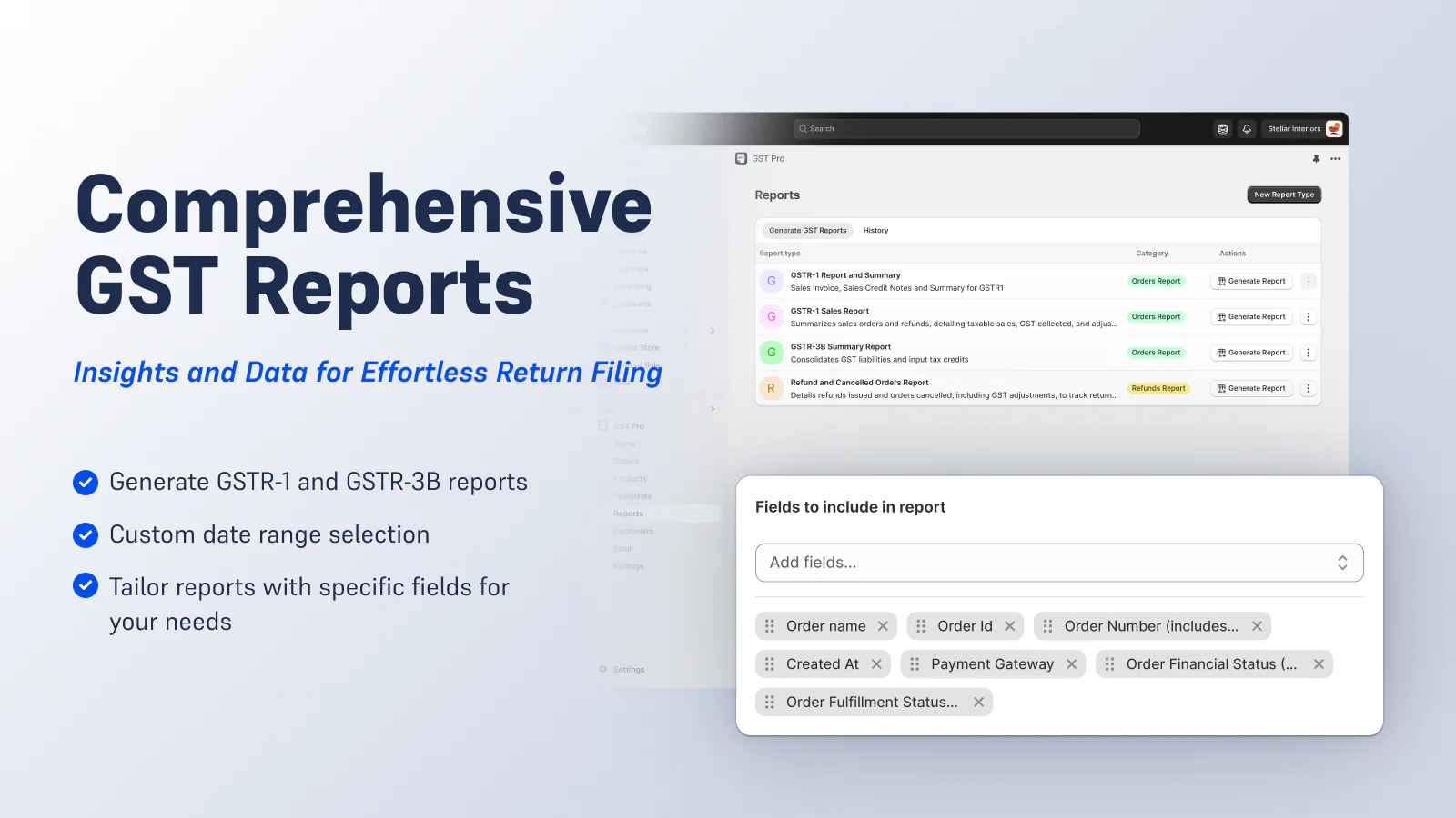 Comprehensive GST Reports Insights and Data