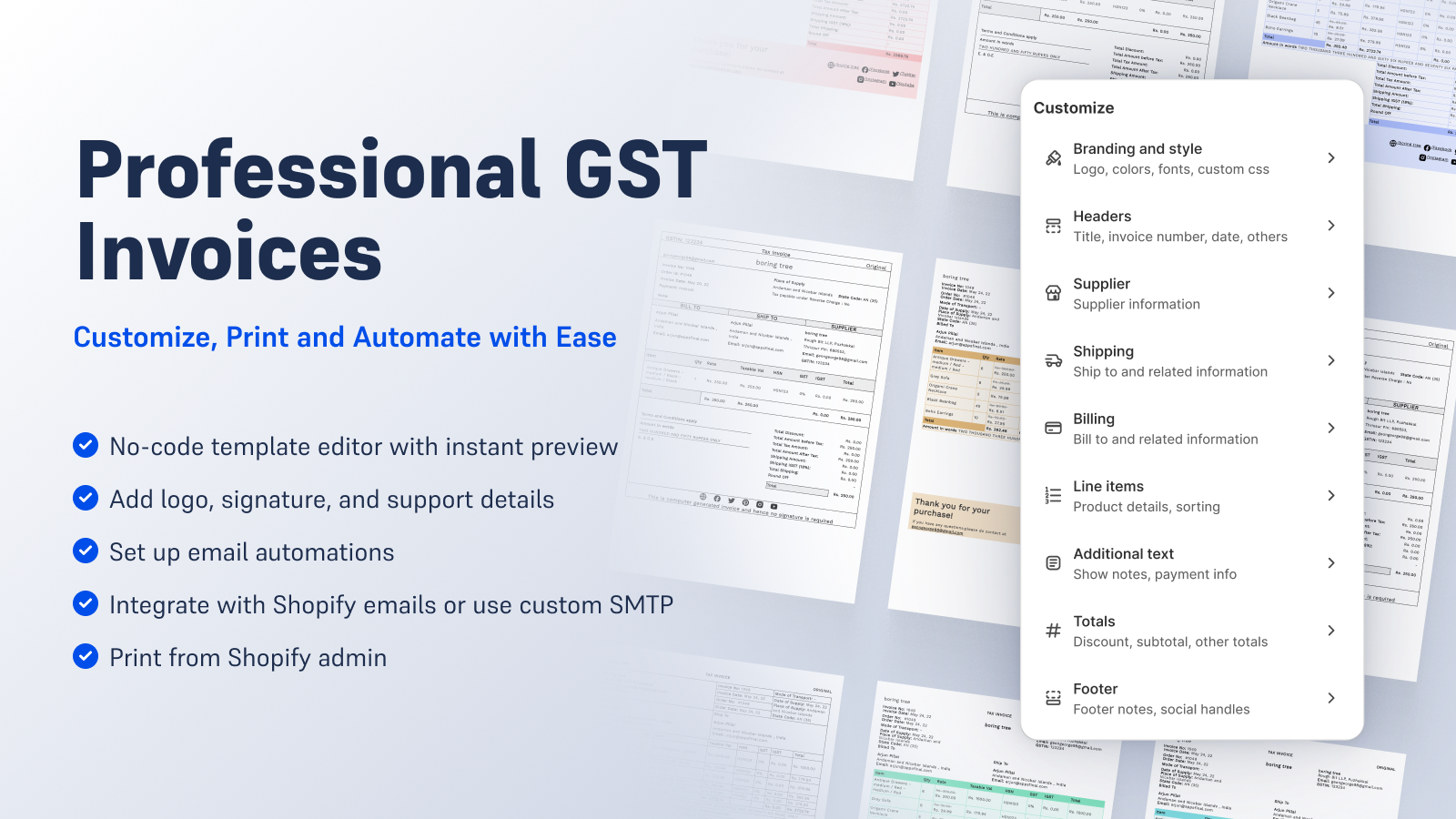 GST Pro ‑ Invoices for India Screenshot