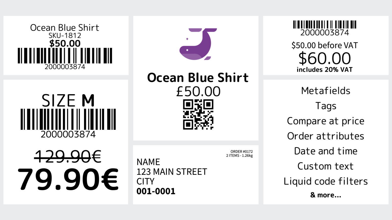 Multi‑Label Barcodes Screenshot