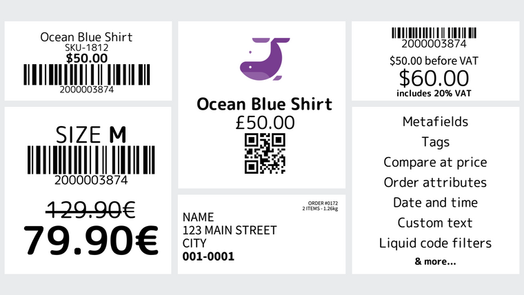 Multi‑Label Barcodes Screenshot