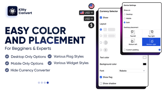 Color and Placement Options