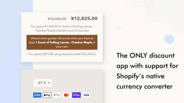 Bulk Discounts Now for Shopify Currency Converter Support