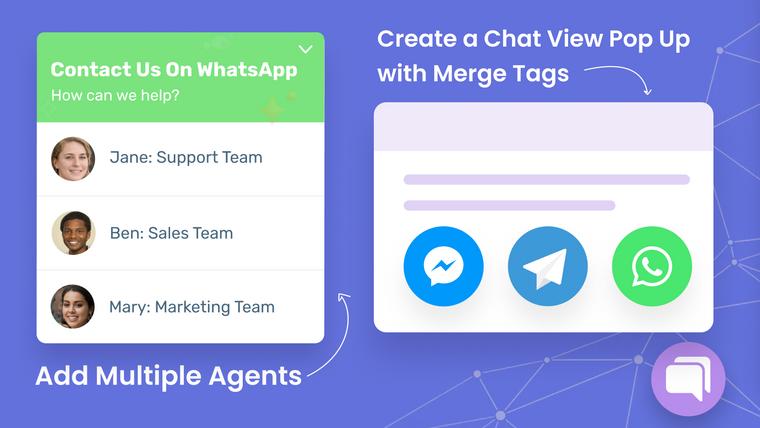 Chaty: WhatsApp & Chat buttons Screenshot