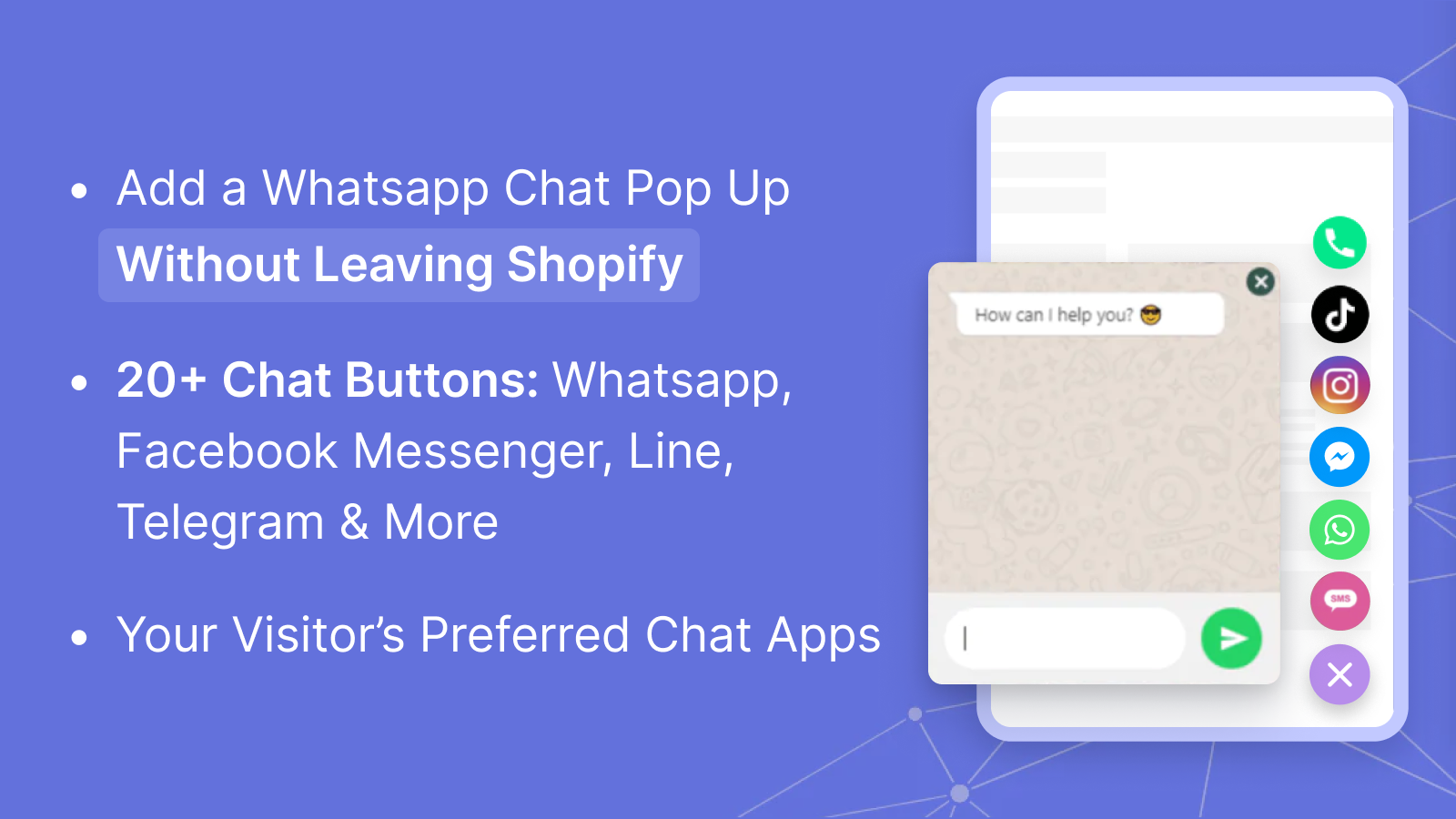 Chaty: WhatsApp & Chat buttons Screenshot