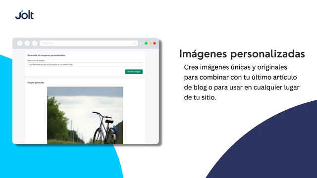 Genera imágenes para usar en toda tu página web