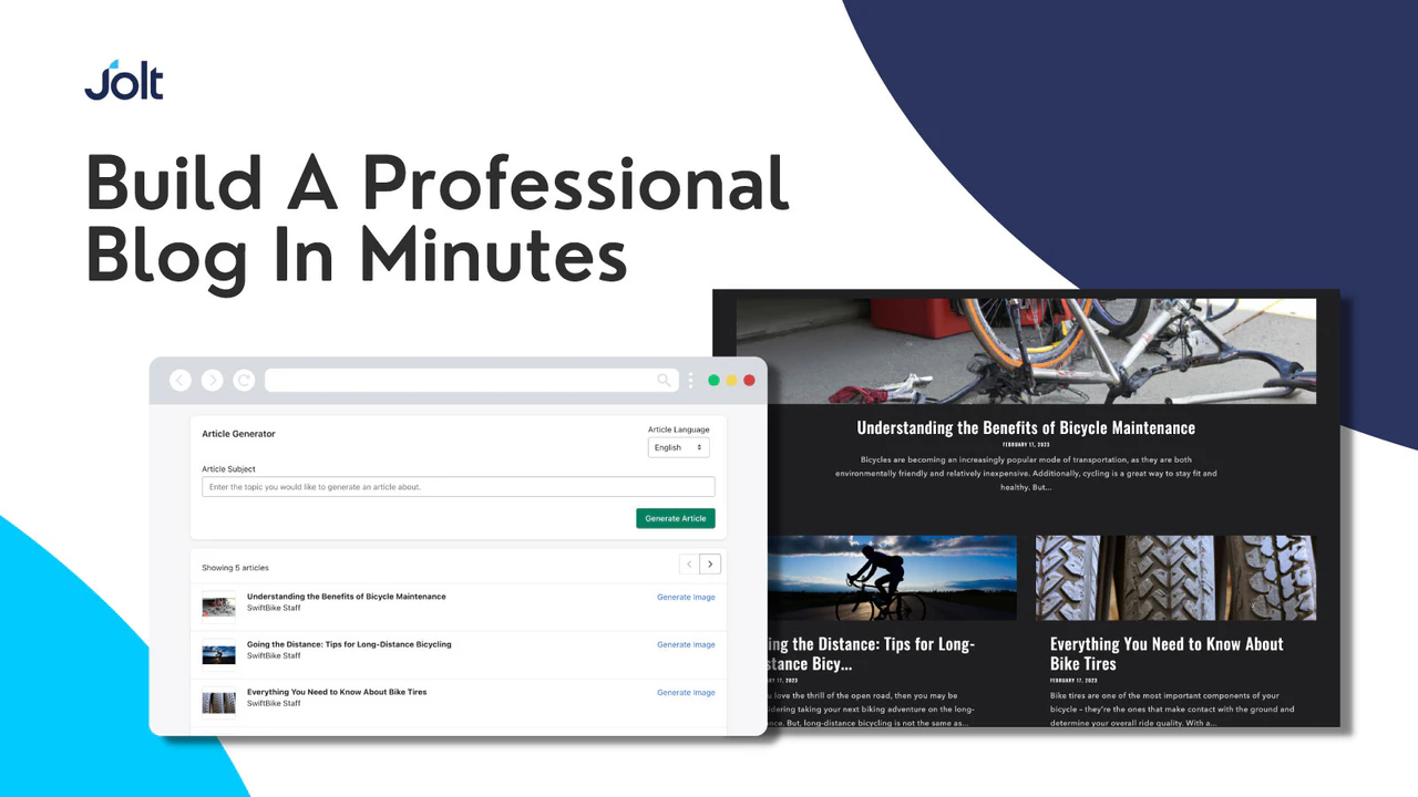 Build A Professional Blog In Minutes