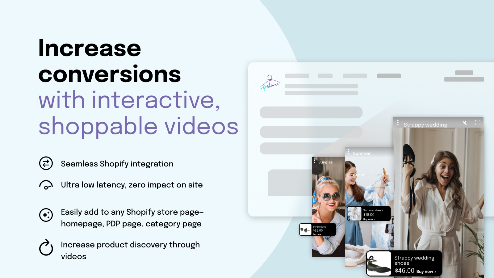 Verhoog conversies met interactieve, shoppable video's