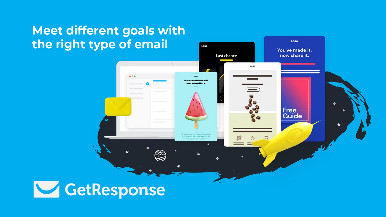 Meet different goals with the right type of email