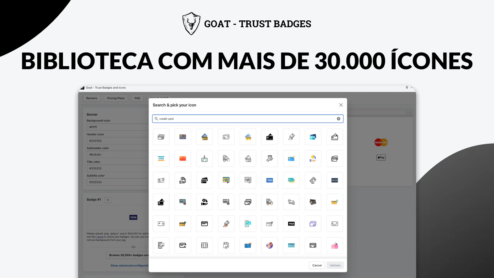 emblemas de confiança, logotipo, logotipos, ícones