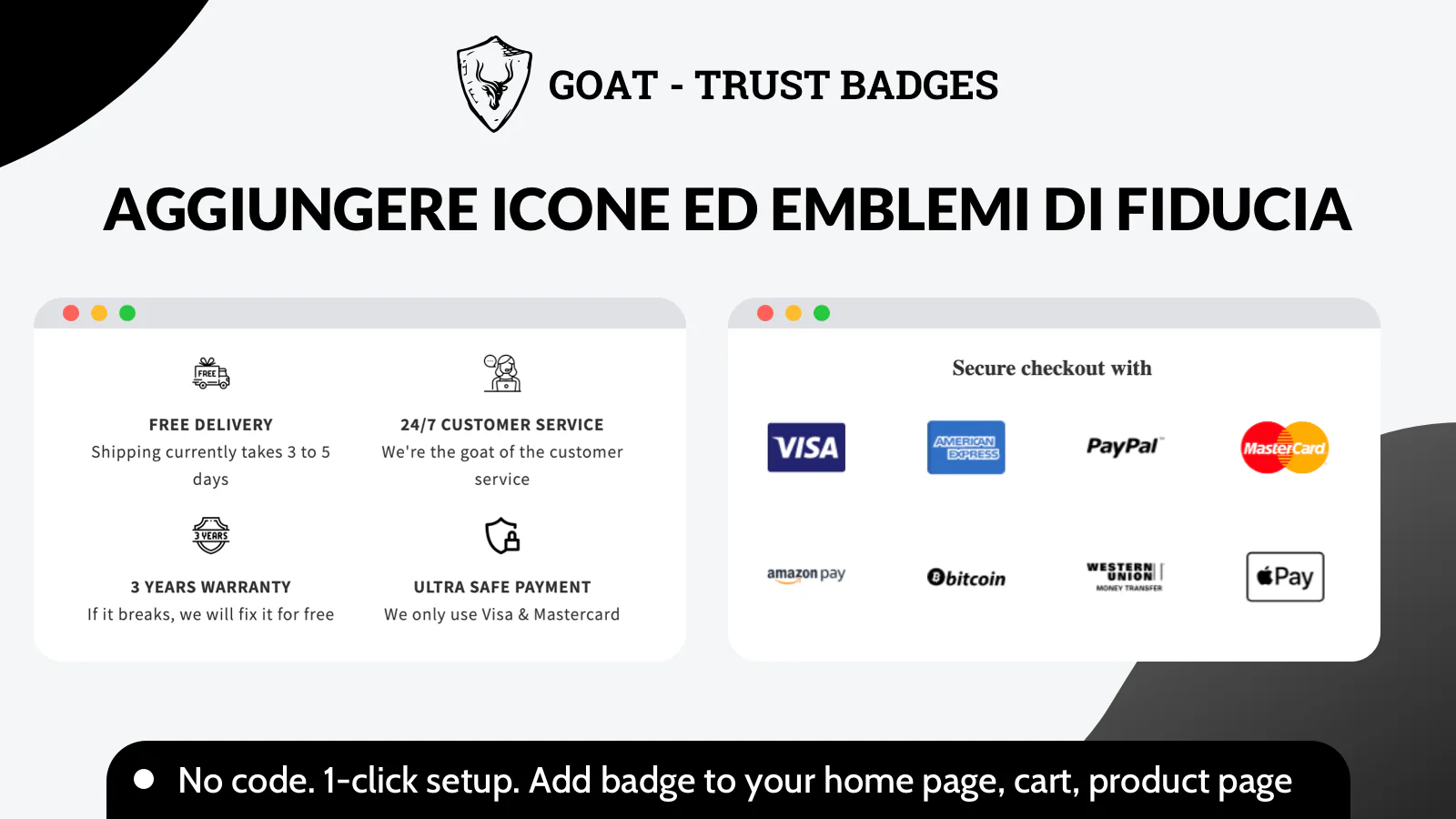 badge de confiance ; badge della fiducia ; icone della fiducia ;