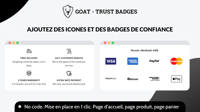 badges de confiance ; trust badges ; trust icons ; securité badg