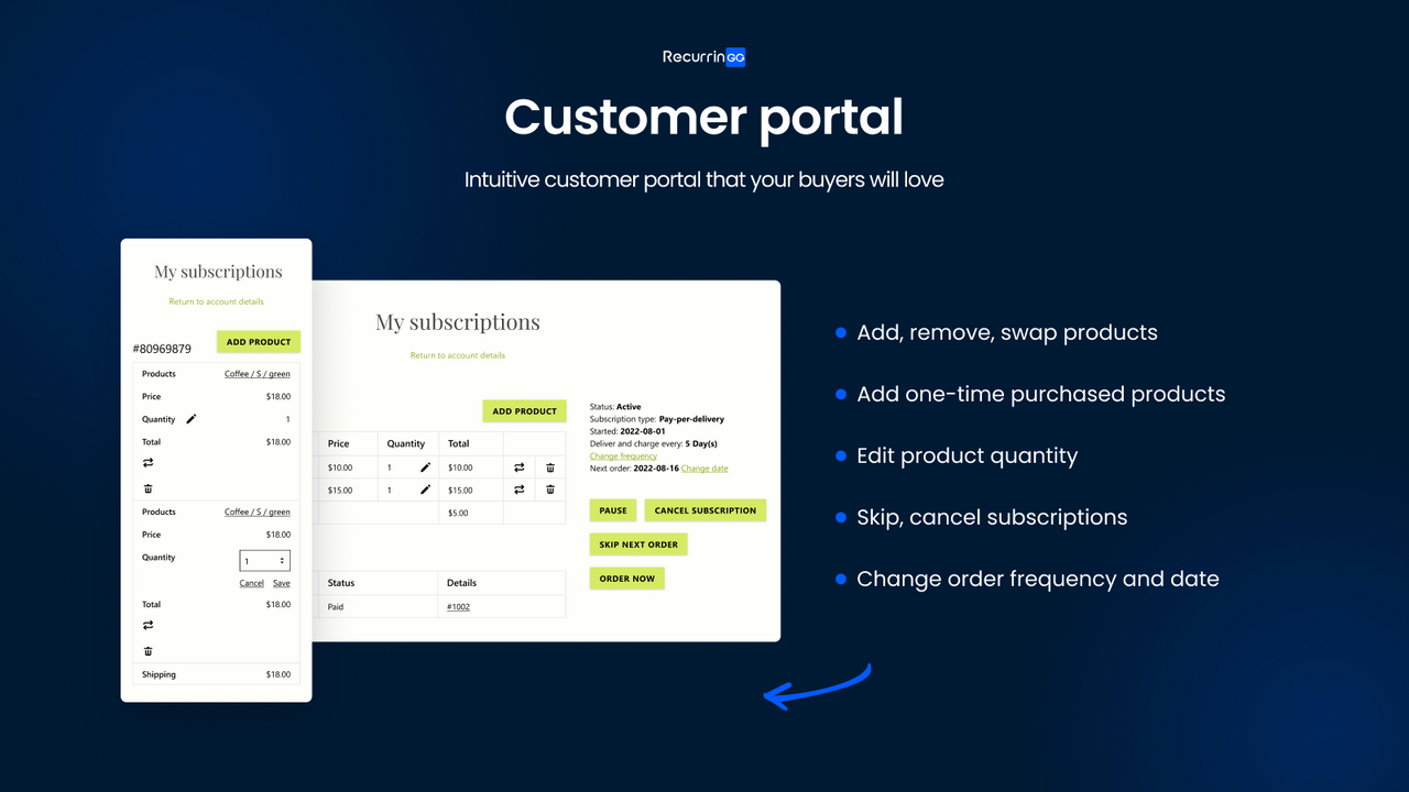 Recurring payment, periodic payments, Collection payments, Subscription  fees