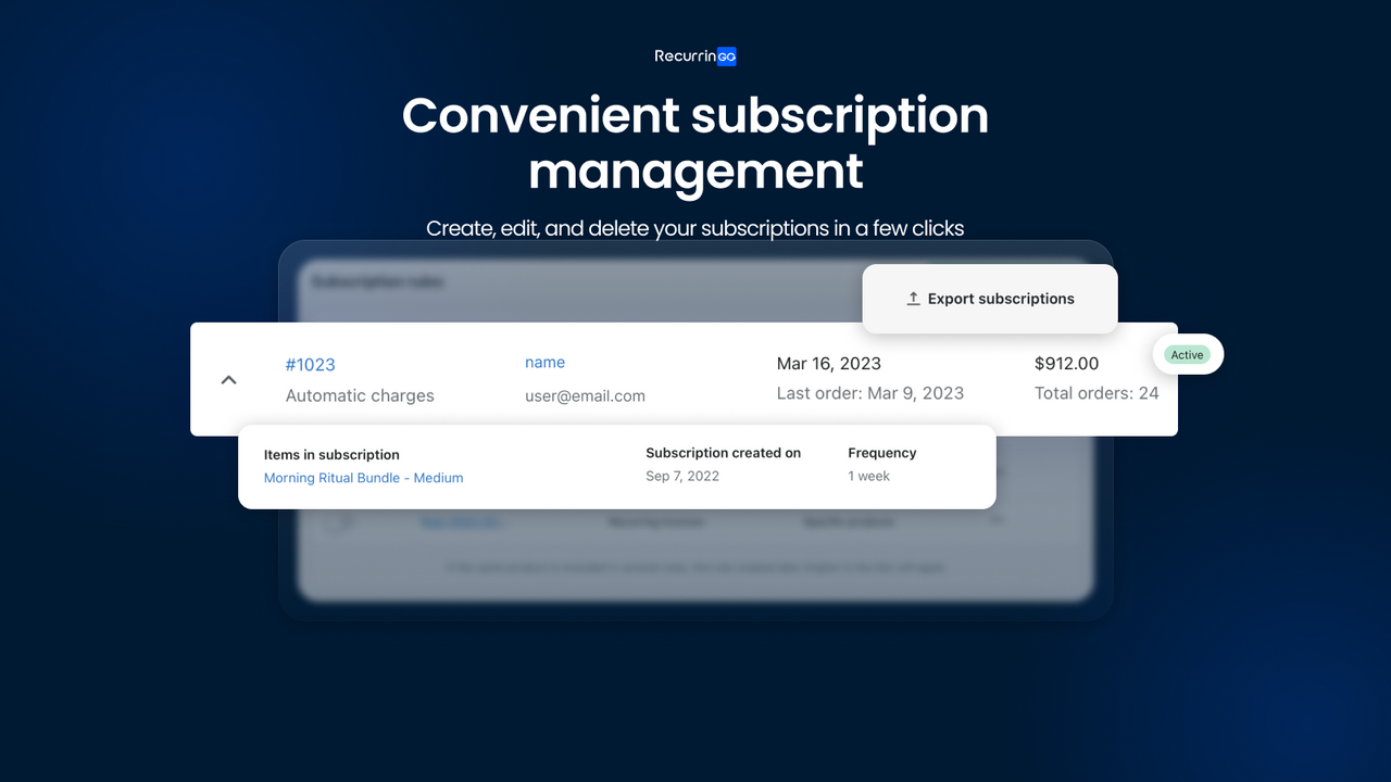 subscription management