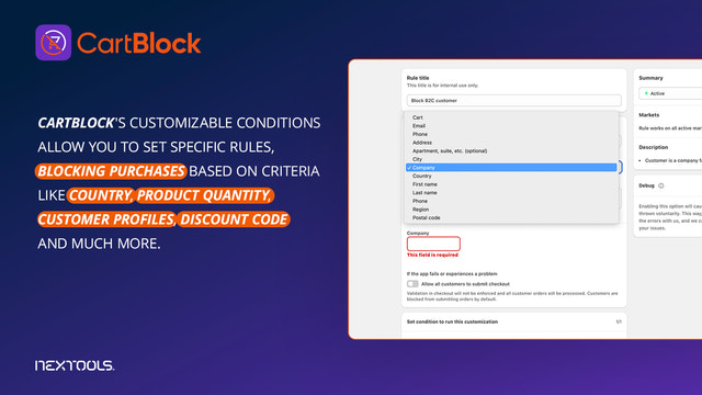 CartBlock Block & Validate any purchase cart and checkout