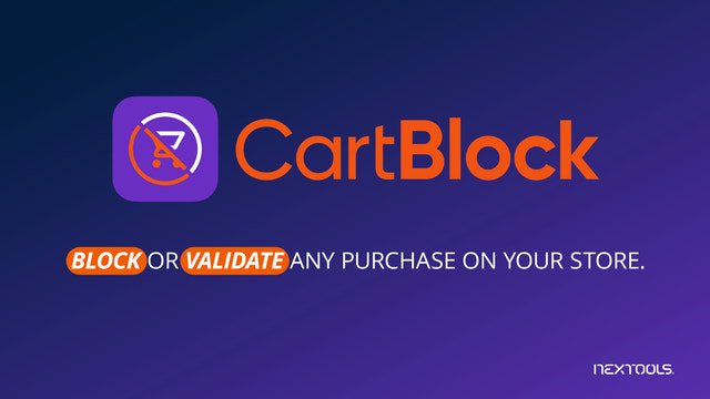 CartBlock Bloquea y Valida cualquier compra en carrito y pago