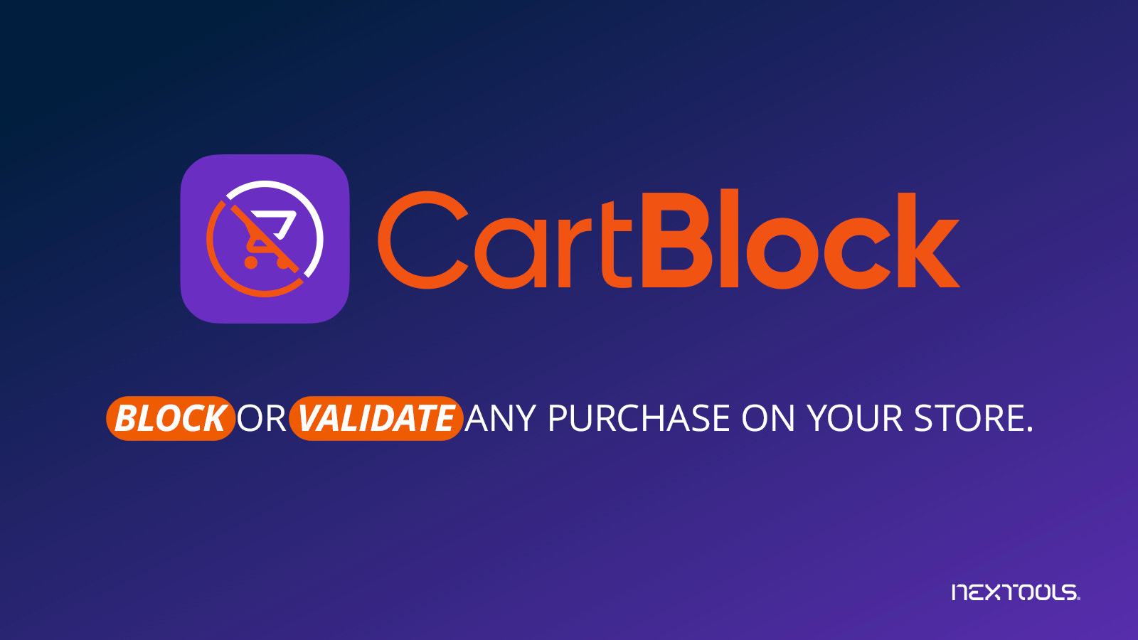 CartBlock Blokkeer & Valideer elke aankoopwagen en afrekenen