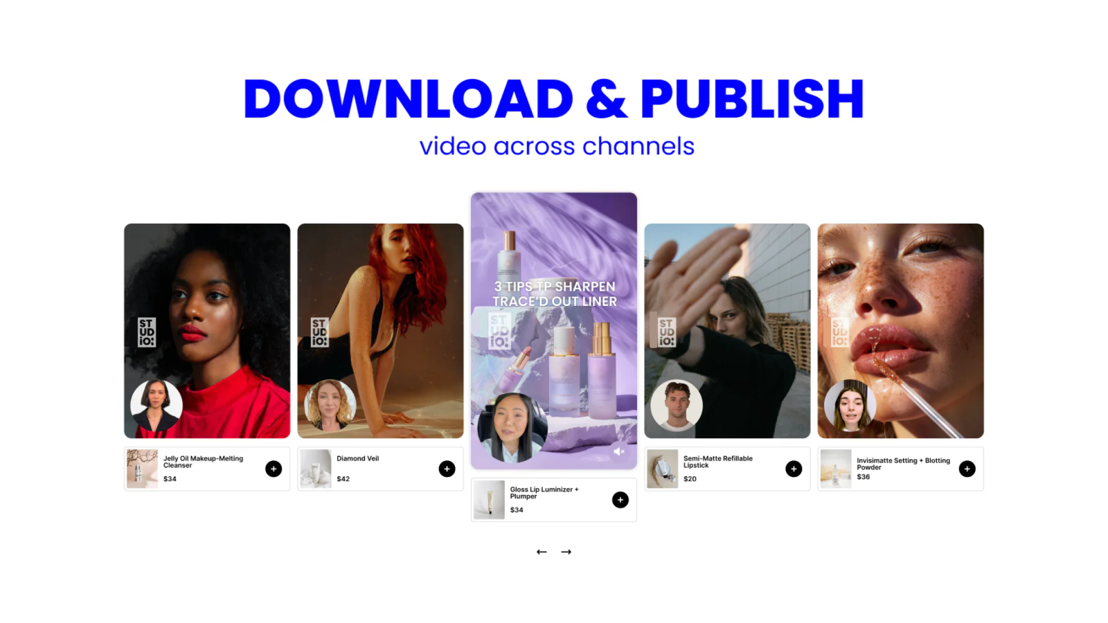 Download & publish video across channels