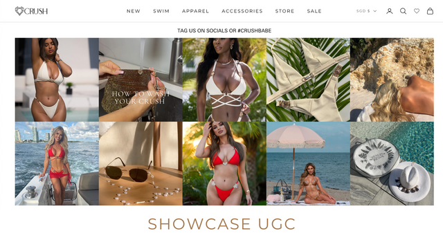 Muestra fotos y videos de clientes de Instagram y cargas de UGC