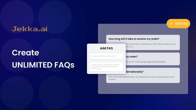 criar FAQs ilimitadas