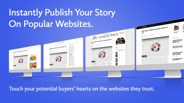 Publicera direkt innehåll och sälj på influencers webbplatser