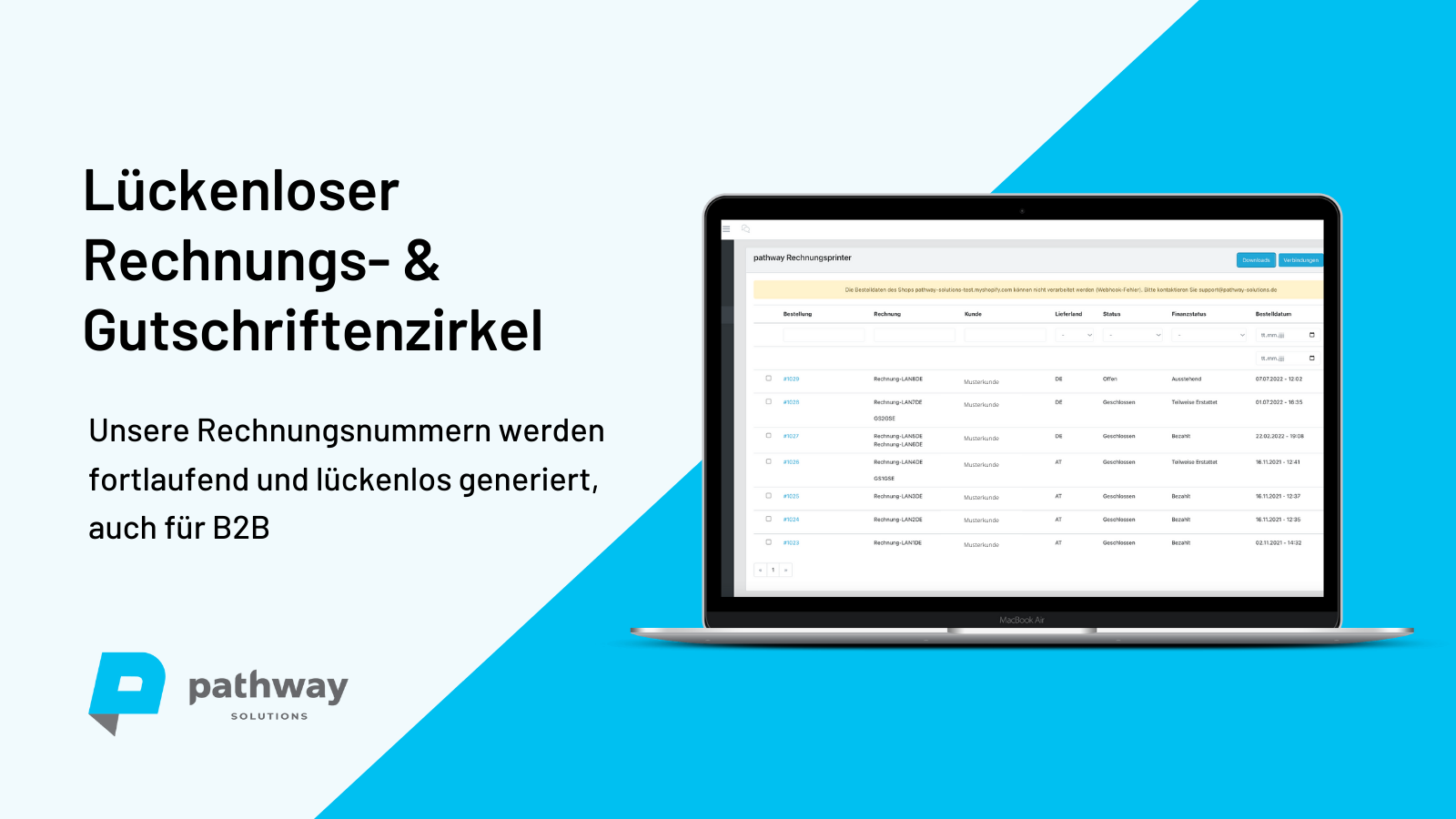 Seamless legally compliant invoice cycle