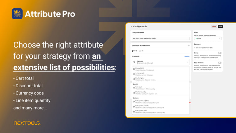 AttributePro Cart & Line Props Screenshot