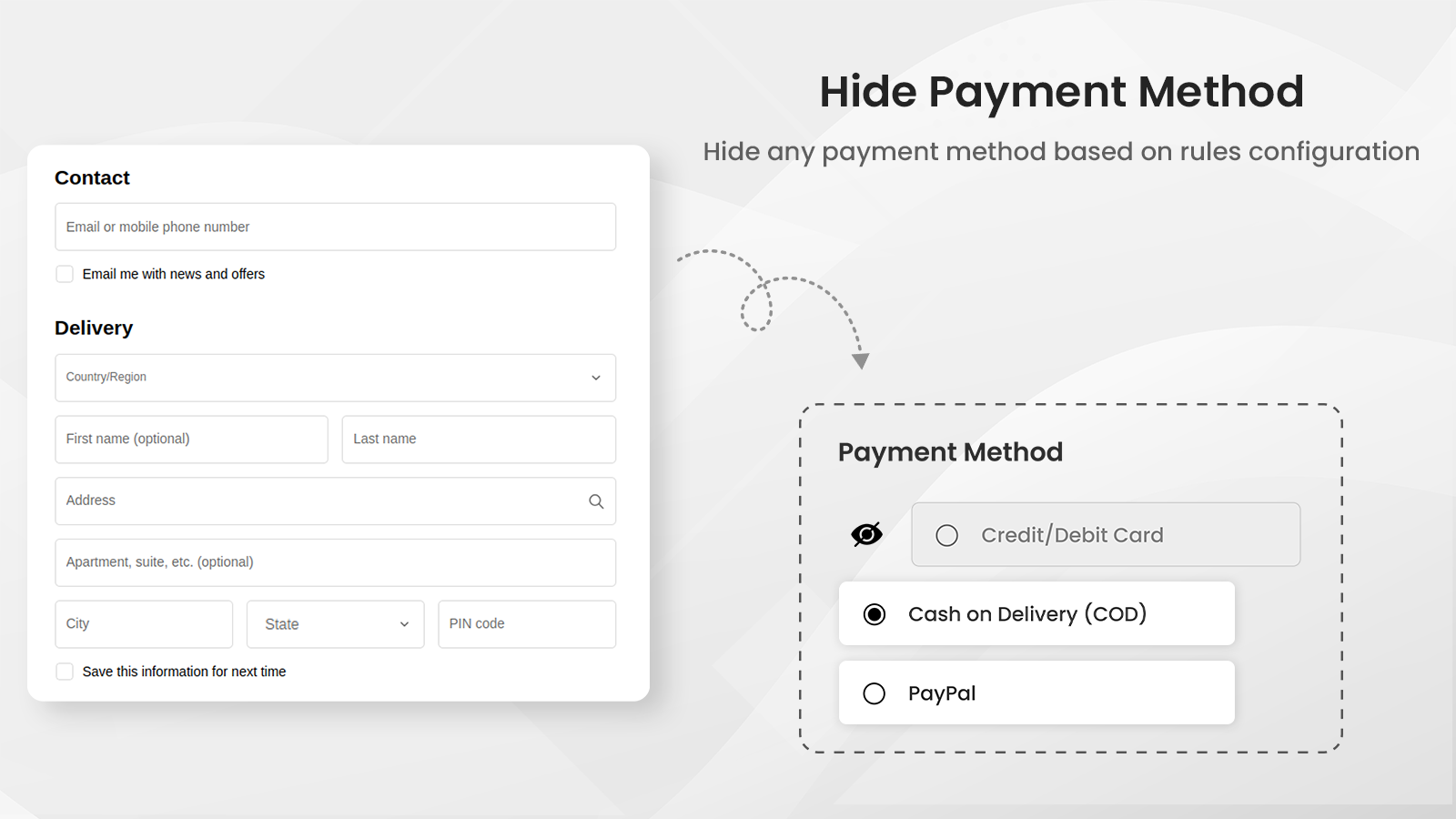 EasyPay ‑ Payment Rules Screenshot