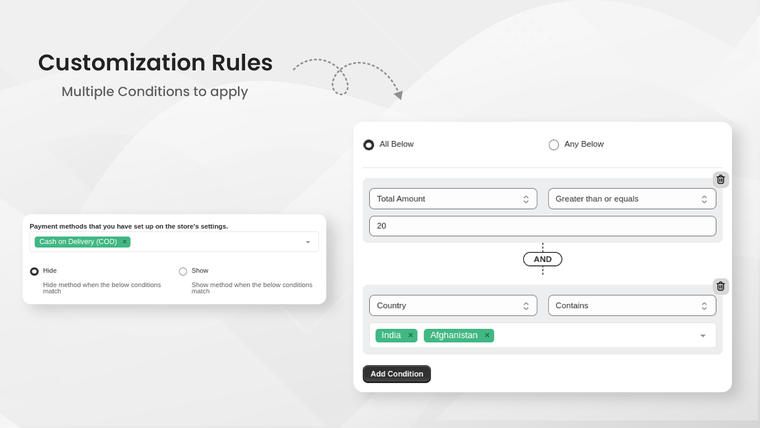 EasyPay ‑ Payment Rules Screenshot